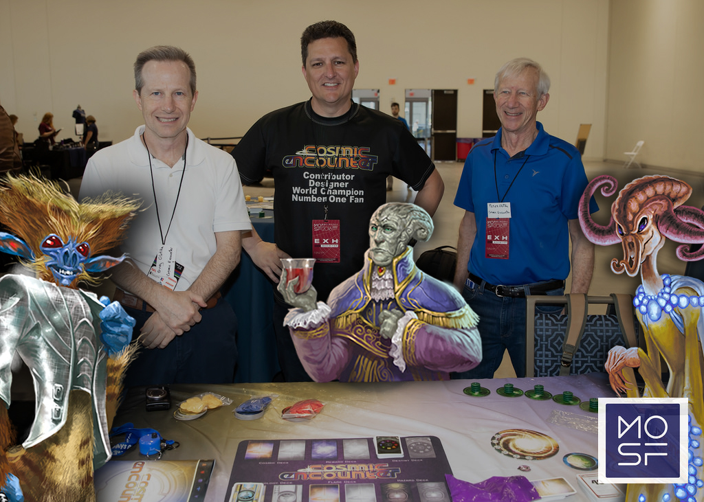 From left to right, Greg Olotka, Jack Reda (current CE World Champion), and Peter Olotka at EV 2018